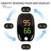 Non-Invasive Blood Oximeter Monitor Digital Display Accurate Readings High Precise Portable Easy To Use Battery Powered Oximeter Meter