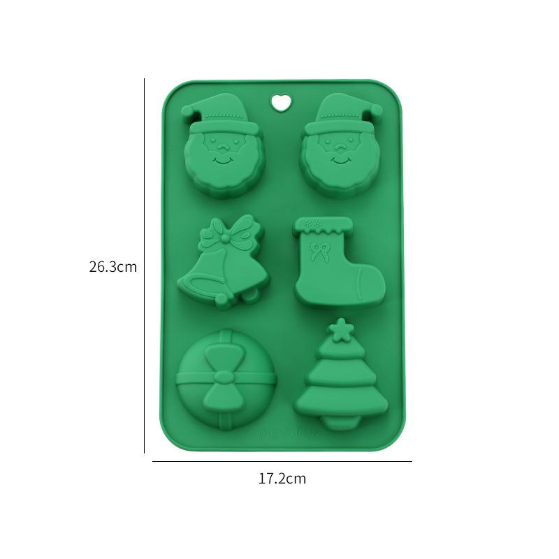Christmas Mold Silicone Mold Christmas Tree Gingerbread Man Snowflake Christmas Mold Cookie Candy Mold