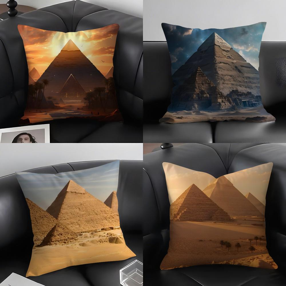 Pyramid Fashion Cushion Cover Pillowcase Ultra Soft Skin Friendly Fabric Cloud Like Comfort Concealed Zipper