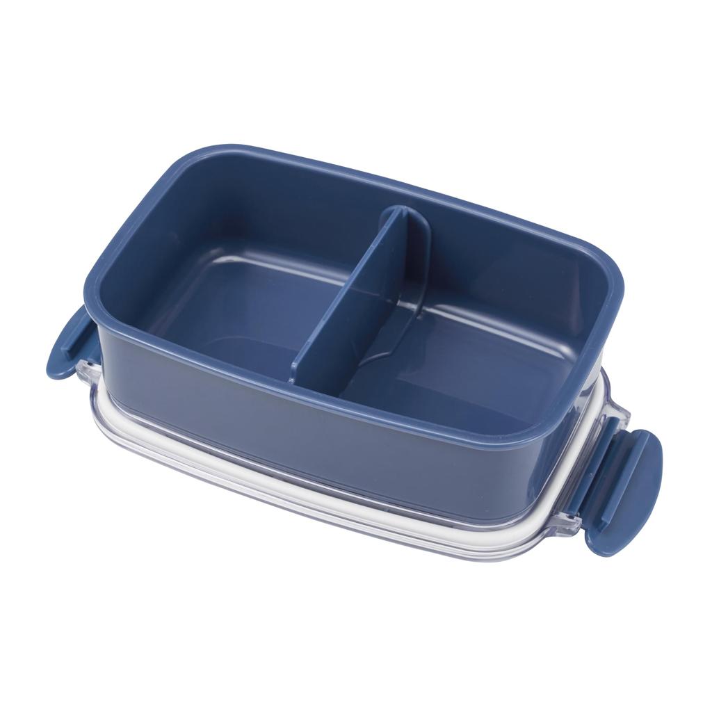 MIKIHOUSE Bear 500ml Bento Lunch Box Navy Leakproof Airtight Silicone Gasket BPA-Free Microwave Dishwasher Safe Kids Nursery Kindergarten Japan