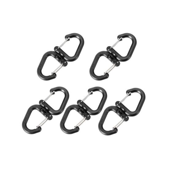 1/5 шт. вращающийся на 360 градусов крюк портативный легкий открытый кемпинг походный S-образный вертлюг