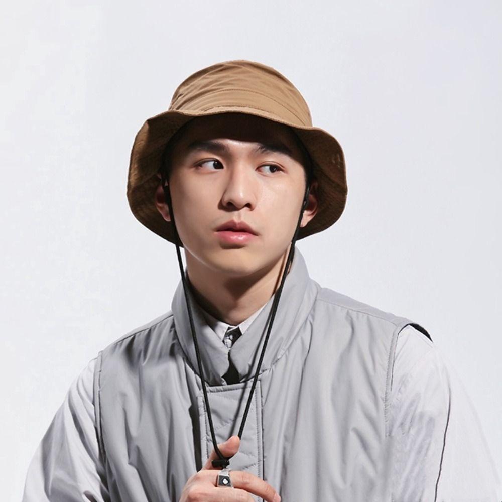 Sun Protection Camping Hiking Cap Panama Hats Outdoor Sun Hat Men's Fisherman Hat Four Seasons