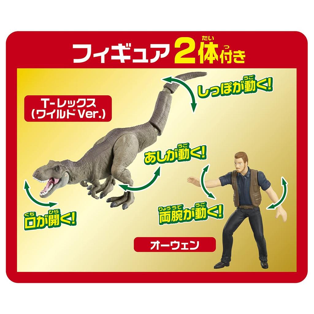 TAKARA TOMY Jurassic World Big Dinosaur Kingdom Animal Dinosaur Реалистичная движущаяся фигурка Игрушка для детей от 3 лет Соответствует стандартам безопасности игрушек ST Mark