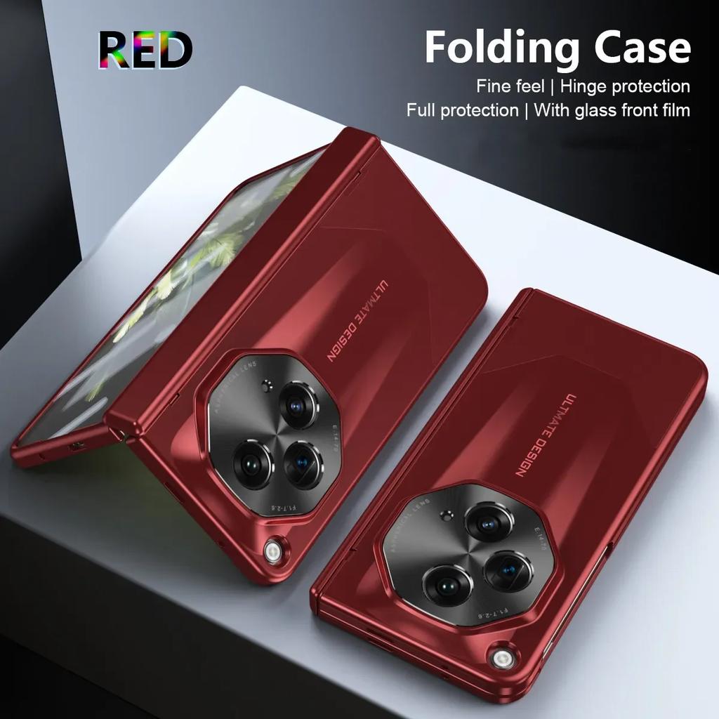 Для oneplus open аксессуары для телефонов чехол из стеклянной пленки для one plus open противоударный матовый складной чехол для всего тела