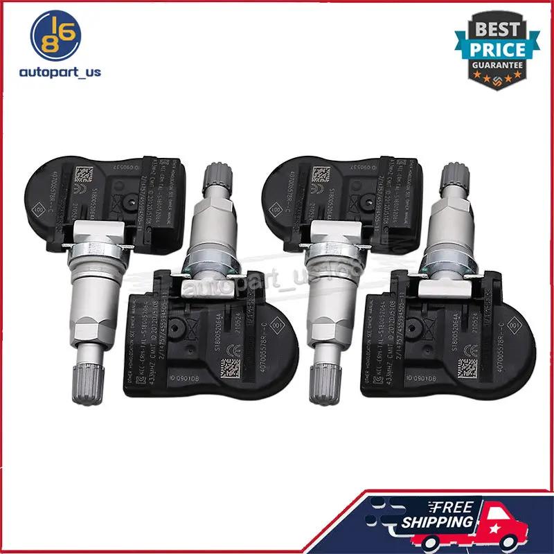 4PCS 407005578R 433 MHz TPMS Tire Pressure Sensor For Renault Megana II 2002-2007 Renault Megane II 2008 Renault Scenic II
