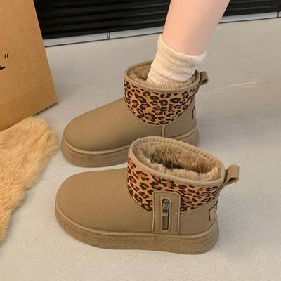 Зимние женские меховые балетки зимние ботильоны замшевые туфли брендовые короткие плюшевые теплые туфли 2025 новые ботинки челси повседневные спортивные кроссовки
