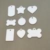 50Pcs Sublimation Blank Dog Tag Pet Aluminum Id Cat Accessories Address Tag For Dogs Heat Transfer Printing  Nameplate