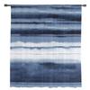 Watercolor Stripes Abstract Gradient Blue Sheer Voile Window Curtains Tulle Curtains Living Room Balcony Decoration Drapes