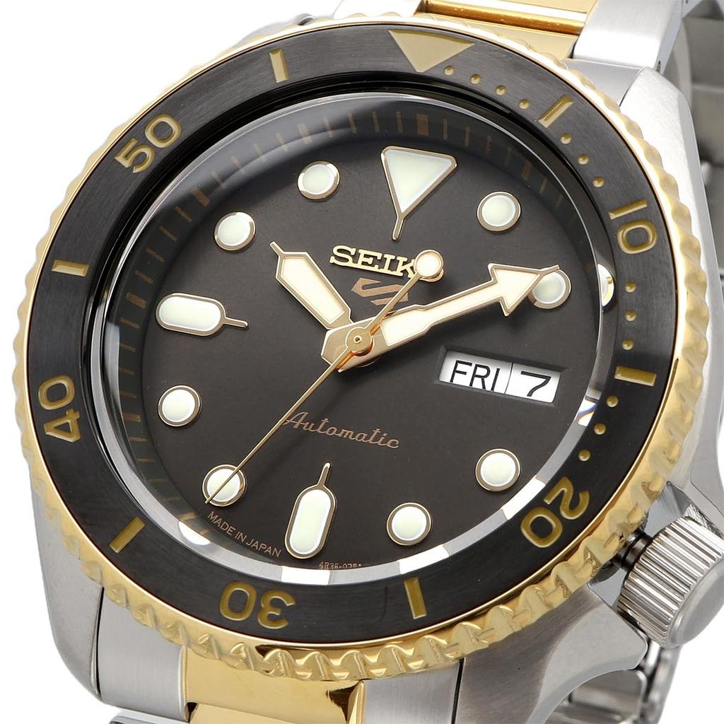 SEIKO 5 SPORTS SKX Sports Style Automatic Watch Made in Japan Special Creation SRPK22 Silver x Gold Overseas Model [Seiko] U.S. Men's [Used]