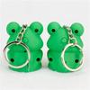 Sound Key Frog Keychain Metal Rings Cartoon Keychain New Animal Keyring  Bag Decoration