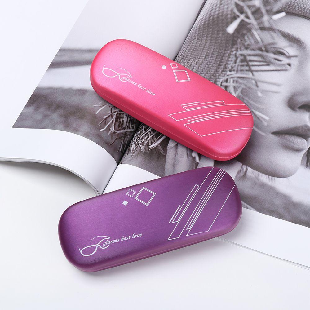 Simple Fashion Leather PU Myopia Glasses Box Eyewear Protector Glasses Case Reading Eyewear Case