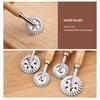 2 Pcs Biscuits Wheel Cutter, Pasta Cutter Wheel, Ravioli Pizza Cutter Wheels With Long Wooden Handle Dumpling Lace Making Noodle Dough Ruffled Edge