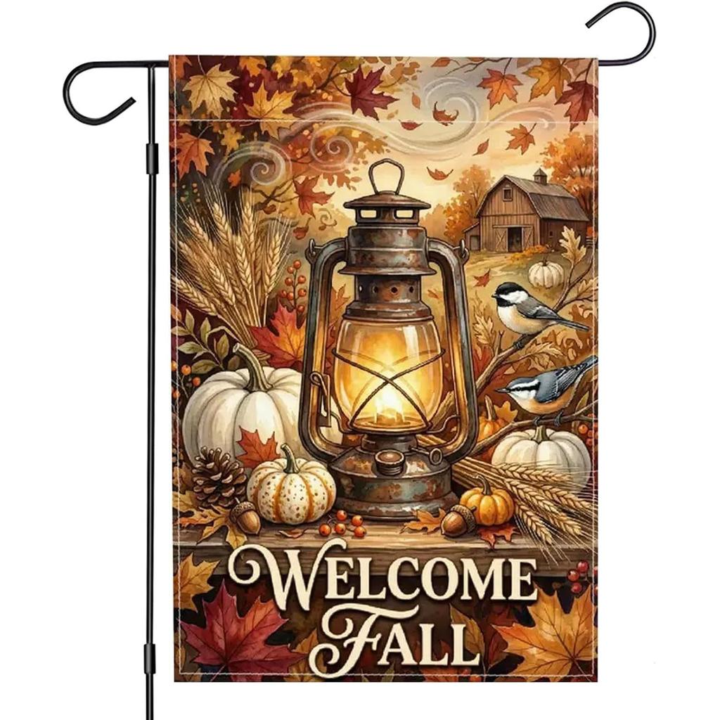 Welcome Fall Garden Flags | Outdoor Decor DOUBLE-SIDED