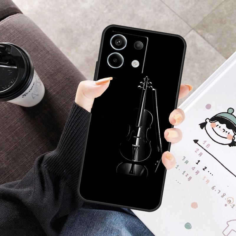 Чехол для телефона с рисунком 'Рок-музыкальный инструмент Гитара' для Xiaomi Redmi Note 11 10 12 13 14 Pro 11S 12S Чехол для Redmi 10C 13C 12C 14C 15 C