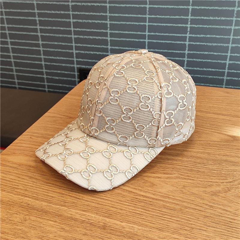 Mesh Breathable Baseball Cap Women's Summer Versatile Fashion Sunshade Sun Hat Thin Cap