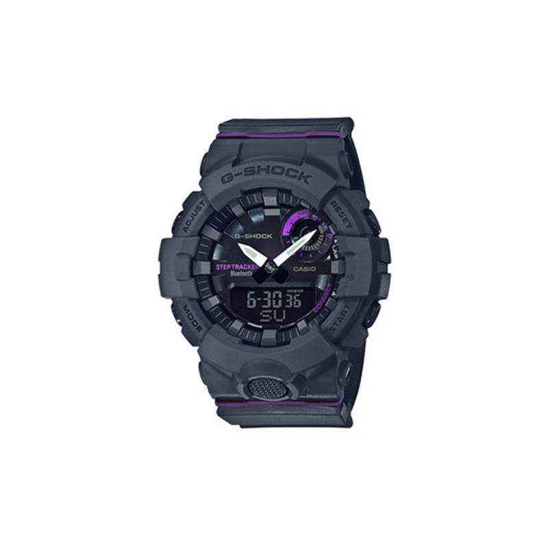 Casio G-SQUAD Series Bluetooth Connected Fitness Multi-Function Sports 200 Meter Waterproof Watch Quartz Movement Japanese and Korean GMA-B800-8APR