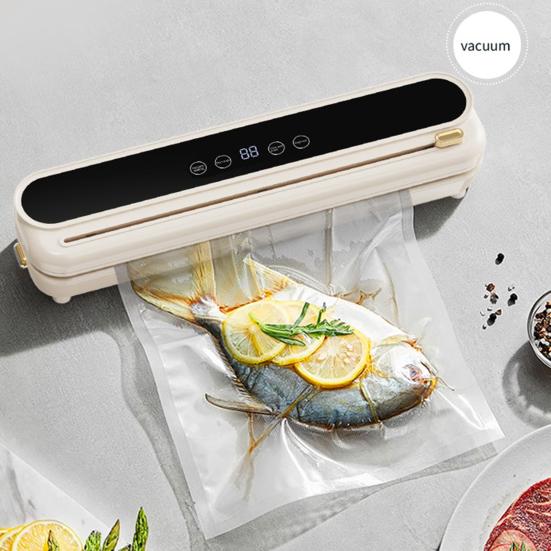 Вакуумный упаковщик Машина 62 кПа Мощность всасывания Цифровой дисплей Легко управлять Компактный Автоматический запайщик пакетов