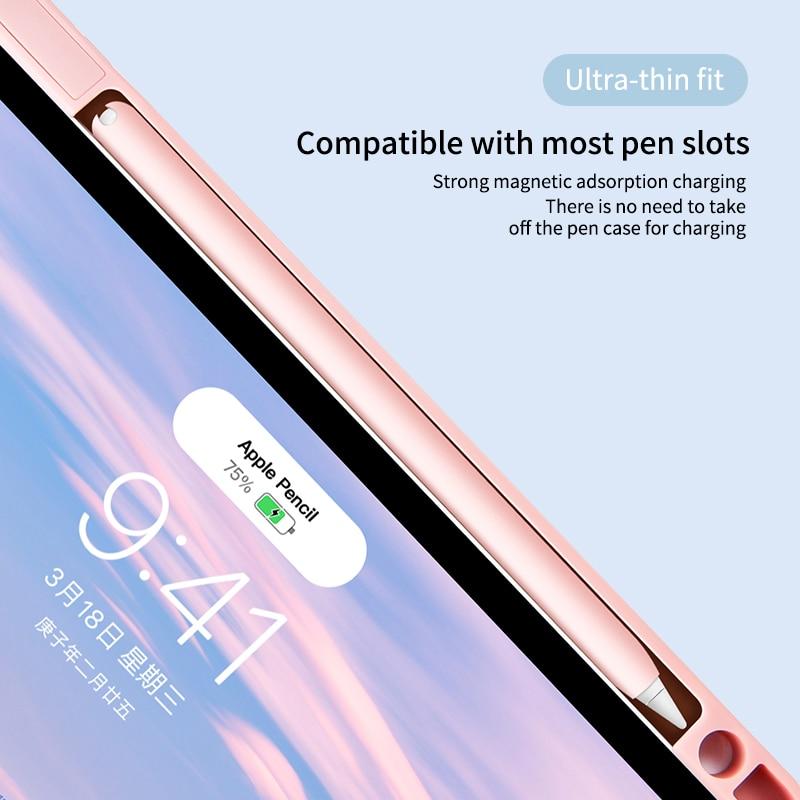 Подходит для Apple Pencil1/2, защитный чехол, мягкий силиконовый держатель для ручек, чехол для стилуса, аксессуары для карандашей для iPad первого поколения