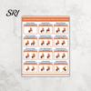 Joint Protection Exercises 2Pcs Full Body Seated Stretching Poster Chart for Seniors Chair Exercise Routine Guide Anti Fall Plan Elderly Low-Impact