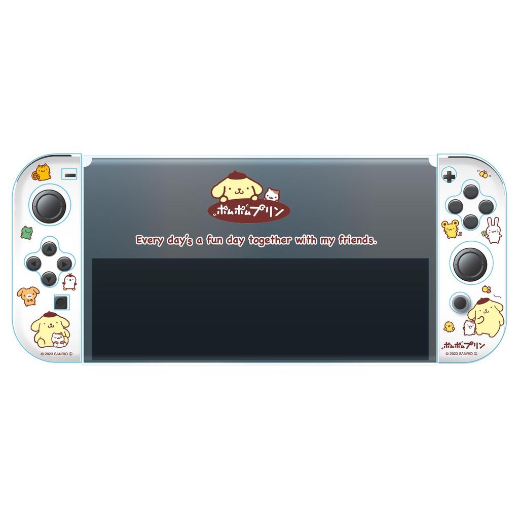 Allone Игровой отдельный прозрачный чехол Персонажи Sanrio Pompompurin x x 10 см Защищает от царапин и грязи Совместим с дисплеем Switch OLED