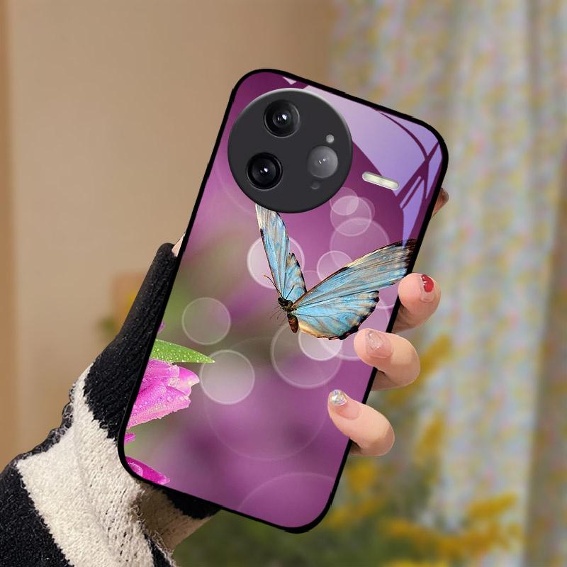 Для Xiaomi POCO F7 Ultra Чехол Модный Роскошный Защита Камеры Закаленное Стекло Задняя Крышка Для POCO F7 Ultra 24122RKC7G Чехол Coque