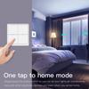 Wireless Scene Switch Push Button Smart Switch Wall Panel Battery Powered Tuya/ Smart Life APP