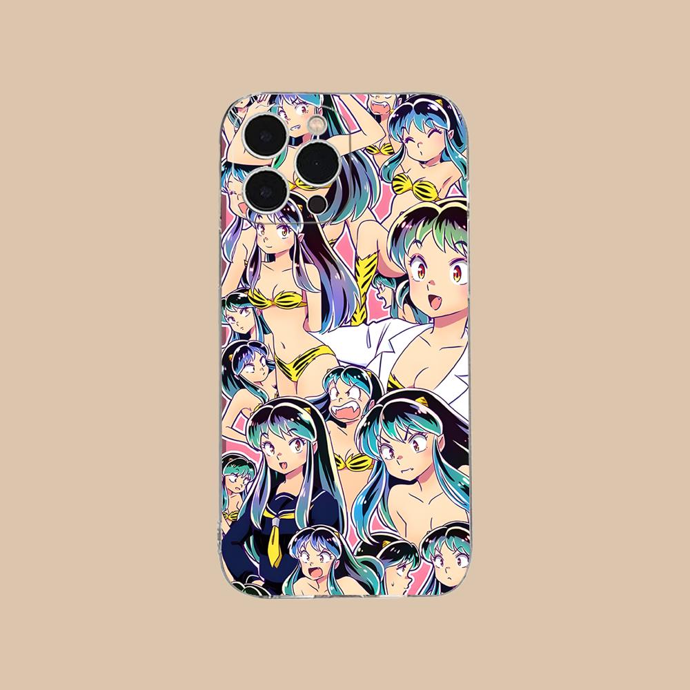 Чехол для мобильного телефона Urusei Yatsura Lum для iPhone 17 16 15 14 13 12 11 X XR XS Air Pro Max Plus Mini Прозрачный Цветной Чехол Красивый
