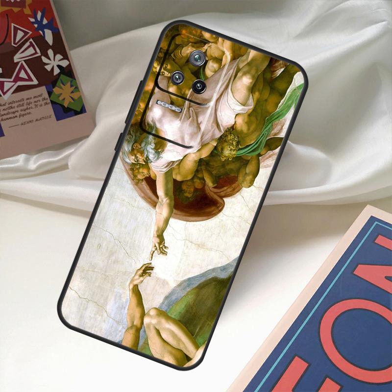 Чехол для телефона в стиле Ренессанс для POCO X6 Pro X3 X5 F3 F5 M5s M6 Pro Xiaomi 14 Ultra 11T 12T 13T Pro 12 13 Lite