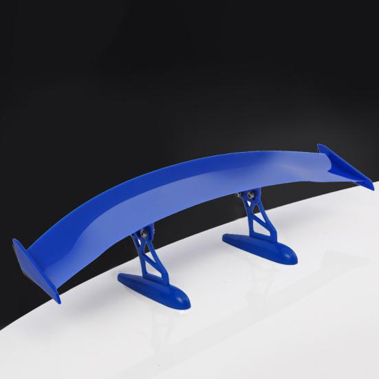 Мини-крошечный спойлер на багажник без перфорации, самоклеящийся сплошной цвет, универсальный автомобильный задний хвост