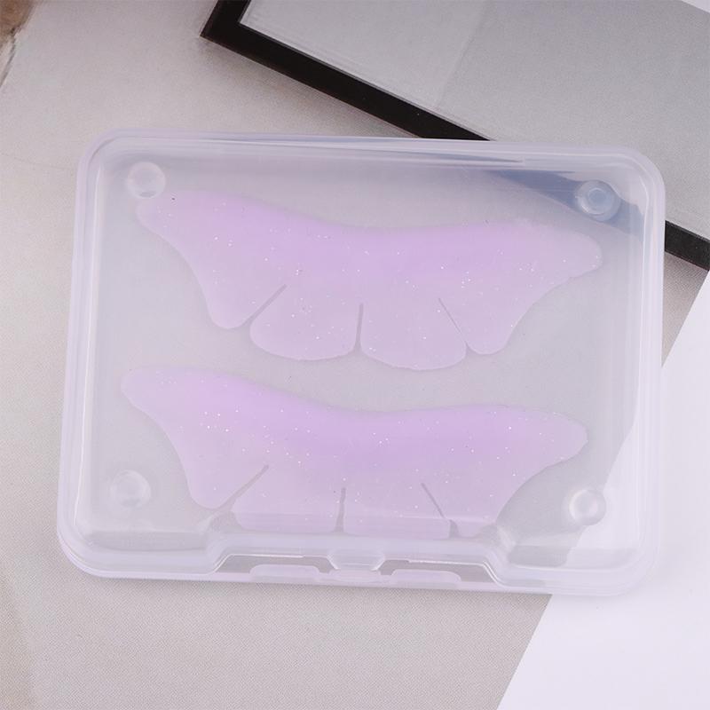 1Pairs Butterfly Shaped Eyelash Perming Pad Lash Extension Supplies Eyelash Extension Lash Lifting Silicone Perm Pad