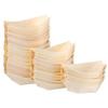 Frcolor Лодочка для такояки 250 Деревянная такояки такояки сервировочная суши одноразовая крафт для дома коммерческого использования тарелки штуки зубочистки тарелки