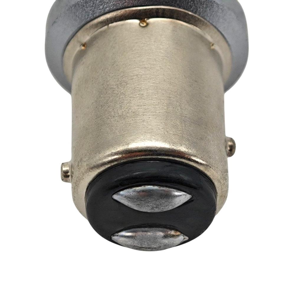 2 Pcs P21/5W LED Bulb BAY15D 12-24V Error-free 2200lm Red