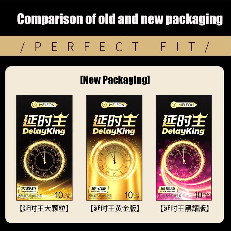 MELEON 10 шт. Презервативы с частицами для мужчин, задержка эякуляции, латексные, длительные, для мужчин