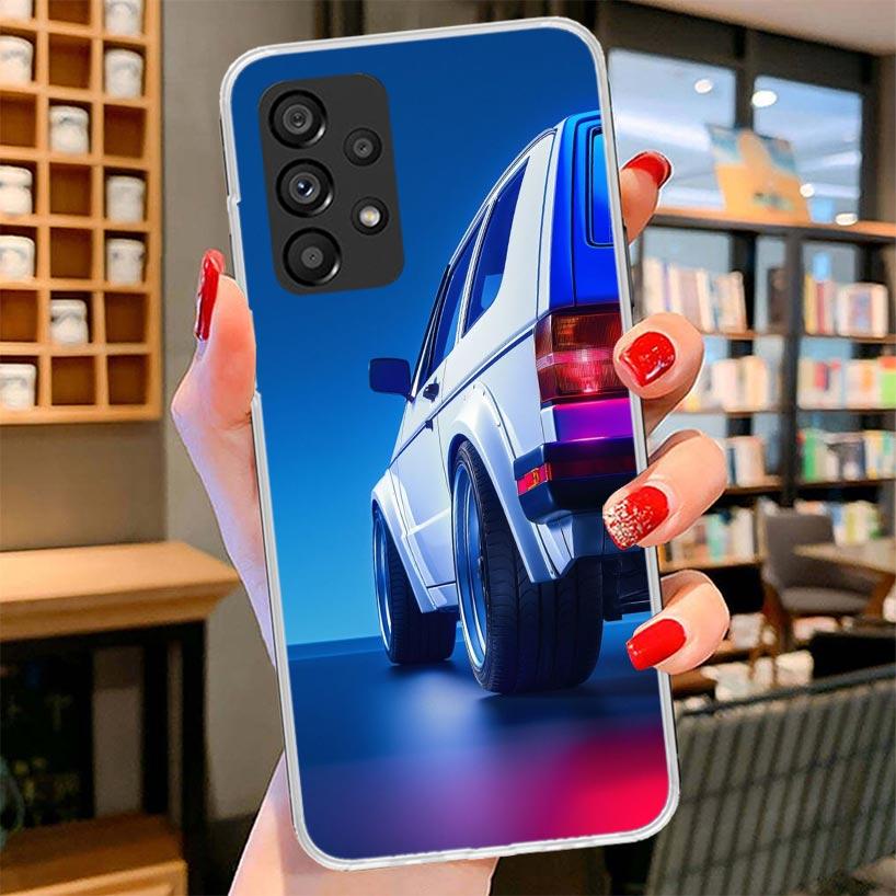 MK1 Golf Vintage Car Phone Case For Samsung Galaxy A12 A22 A32 A52 A72 A02S Phone Case Note 20 Ultra 10 S10 Plus A51 A71 A50S A2