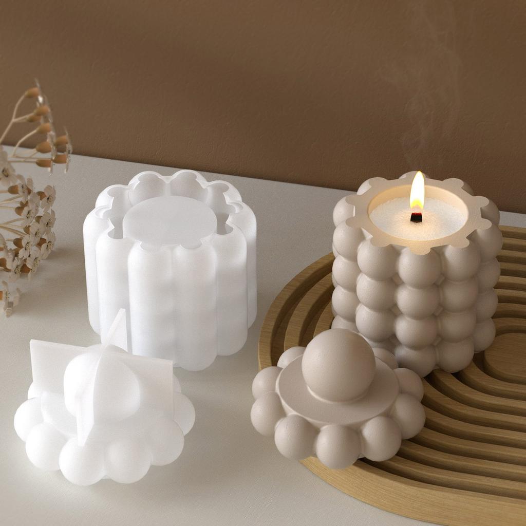 Силиконовые декоративные формы для банок, круглые формы для хранения коробок, силиконовая текстура для создания отличительного держателя для ручек