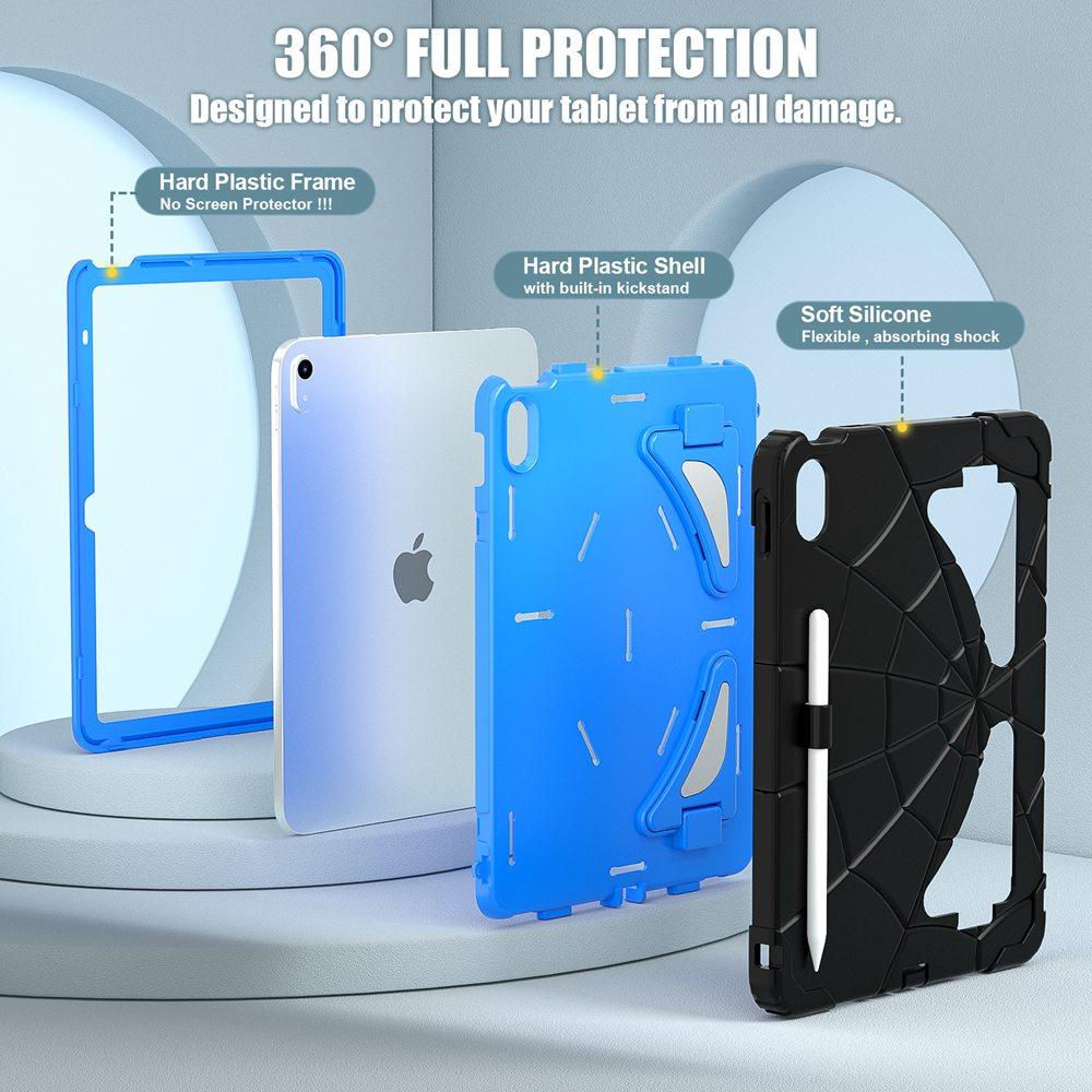For iPad 10th Gen 10.9 inch Case A2696 A2757 A2777 Silicone +PC Kids Tablet cover for iPad A16 11 inch 11th Gen -No stylus