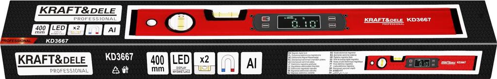 Electronic level 400mm LCD KD3667