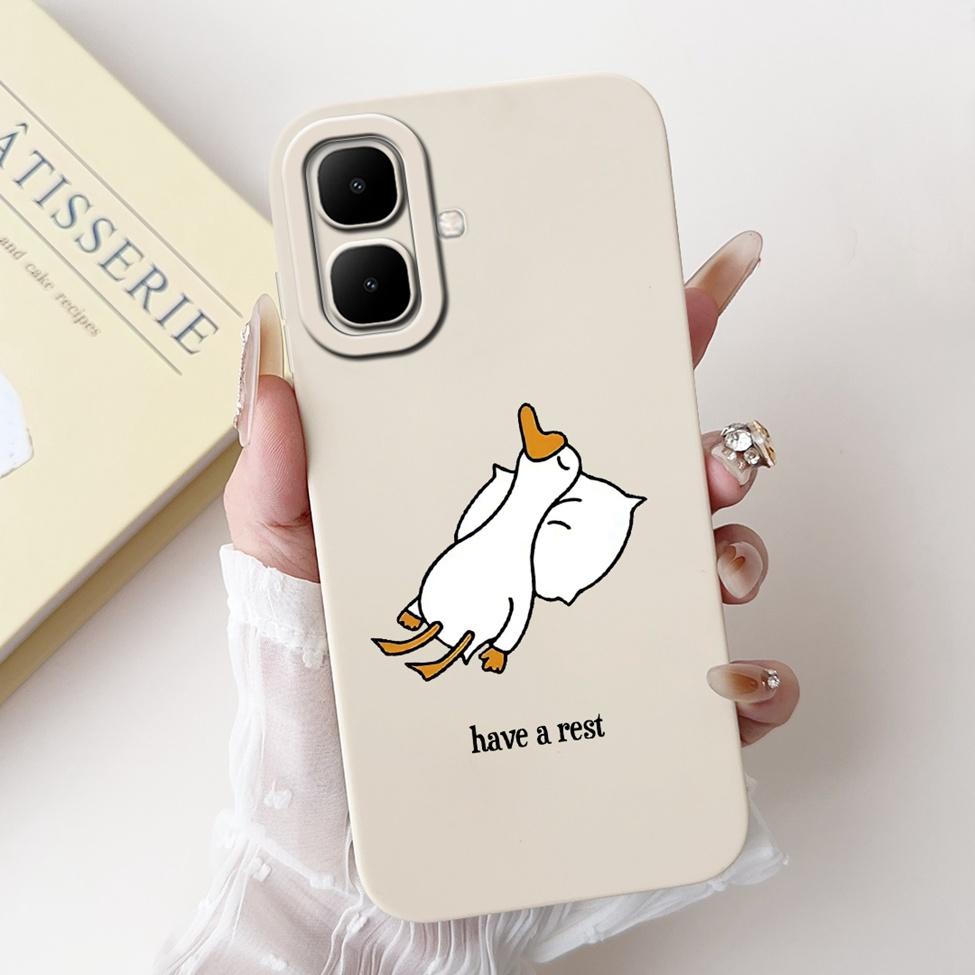 For Tecno Pop 10 4G Cover Case Silicone Cute Cartoon Fashion Flowers Love Shockproof Cover For Techno Pop 10 Phone Case Bumper