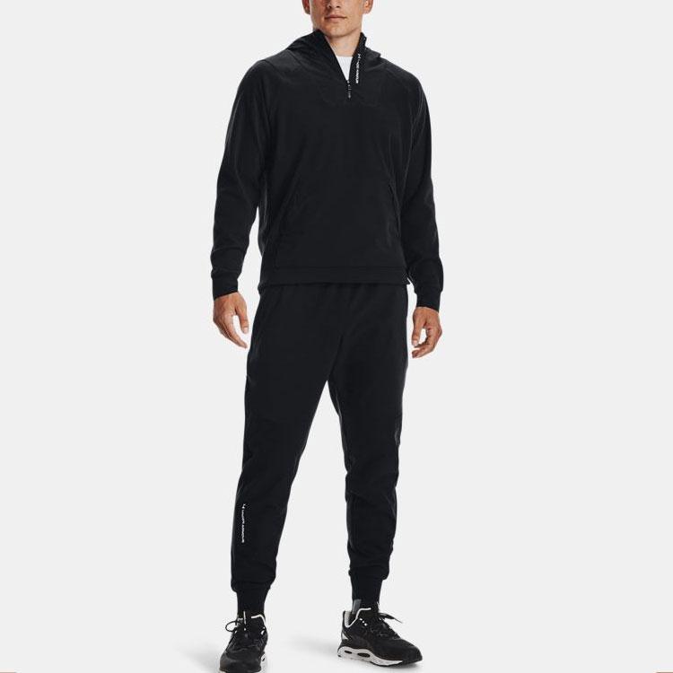 Under Armour Rush Fleece Hooded Zip-Up Training Jacket Мужская верхняя одежда Черный 1366177-001