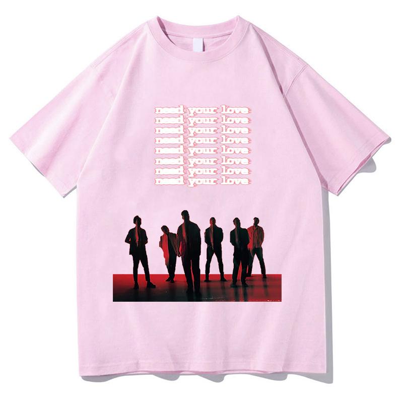 OneRepublic Need Your Love Tshirt Pure Cotton Tees Design Loose Unisex Streetwear Female Aesthetic Harajuku Clothing Streetwear