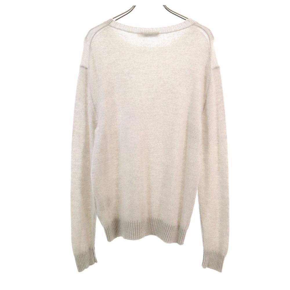 Jil Sander Сделано в Италии Свитер с длинным рукавом из смесовой шерсти 46 серый Мужской Б/у