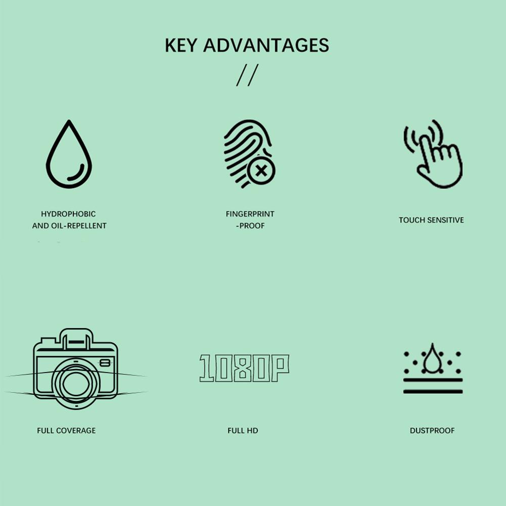 For LUMIX DC-TZ99/ZS99 Screen Protector Tempered Glass Film Anti-Scratch 9H Camera Anti-Glare H Y8V5