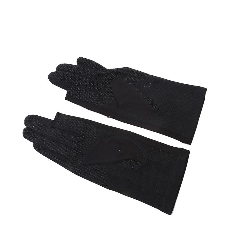 Женские летние тонкие короткие перчатки из полиэстера и хлопка, спортивные нескользящие дышащие перчатки для вождения и езды, солнцезащитные перчатки