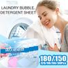 180/150/120/90/60/30PCS Laundry Detergent Sheets Easy Dissolve Laundry Tablets Strong Deep Cleaning Detergent Laundry Soap for Washing Machine
