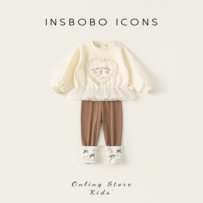 Insbobo Baby Girl Suit 2026 Spring New Style Spring Clothing Newborn Baby Fashionable Clothes Kidsren's Spring & Fall Kidsren's Clothing