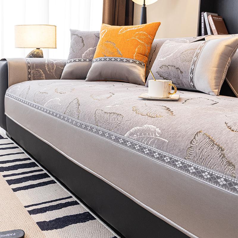 Modern Simple And High-End Chenille Sofa Cushion New Four-Season Universal Sofa Cover Cushion Cross-Border