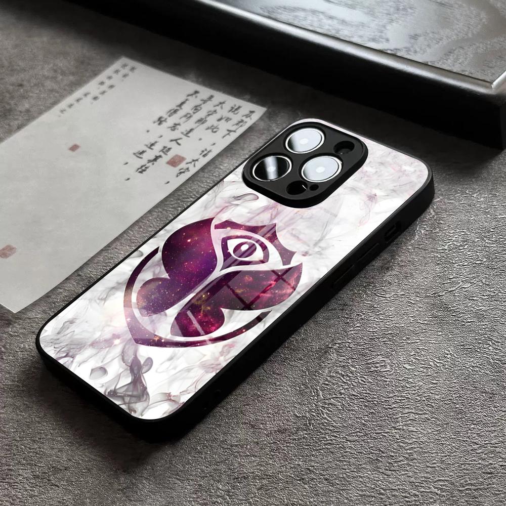 Чехол для телефона T-TomorrowlandS для IPhone 17 Pro Max 15 14 Pro 12 11 13 Mini X XR XS 16 Plus SE Стеклянная крышка