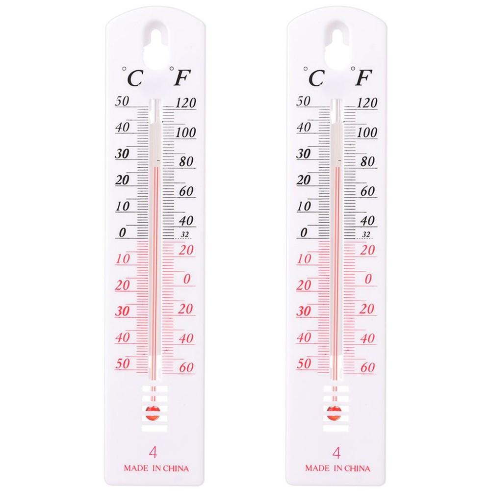 Настенный термометр Подвесной Офисный 195x40x6мм 2шт Точный