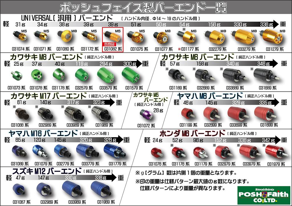 POSH FAITH Мотоциклетные принадлежности Торцевые грузики руля Универсальные Тонкие торцевые грузики (Внешний диаметр 22мм) Совместим с внутренним диаметром руля 14-19 мм Де