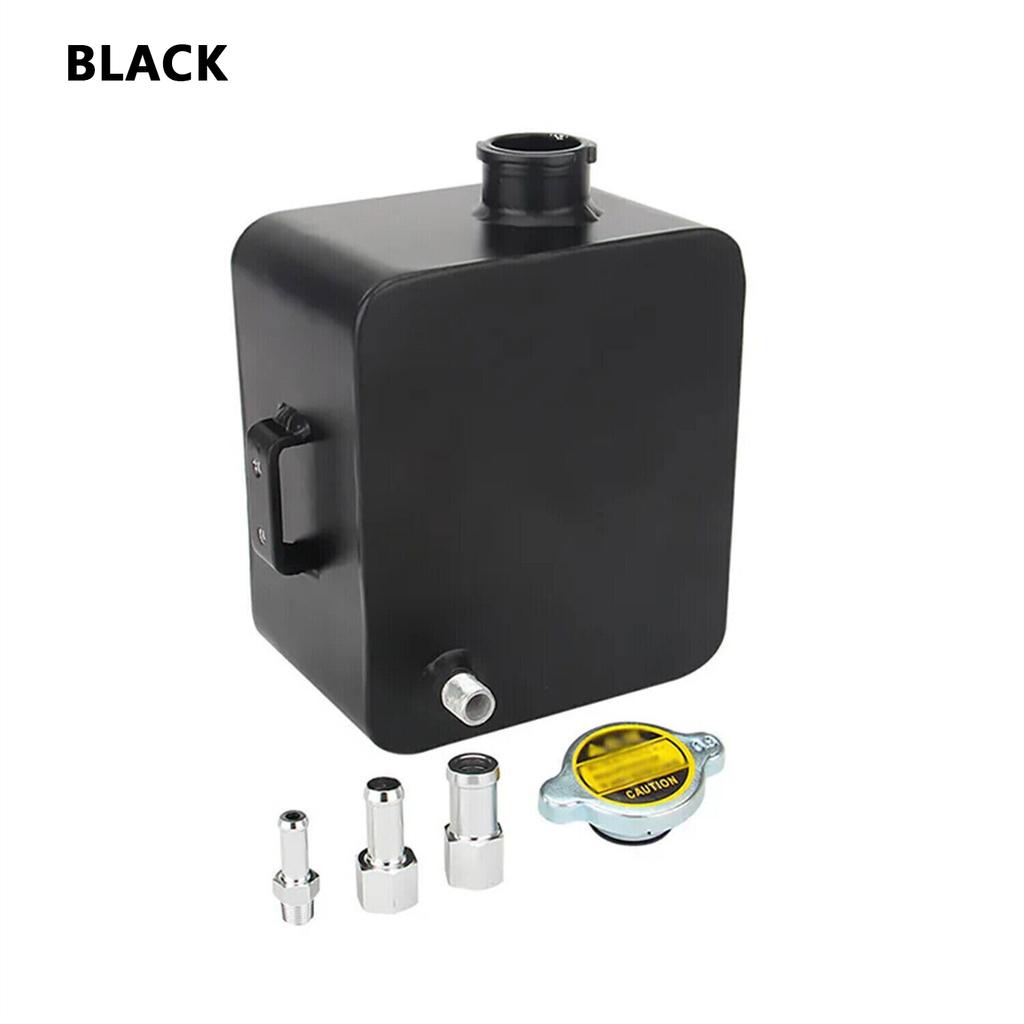 2.5L Aluminum Overflow Recovery Tank Bottle Universal Car Water Coolant Radiator